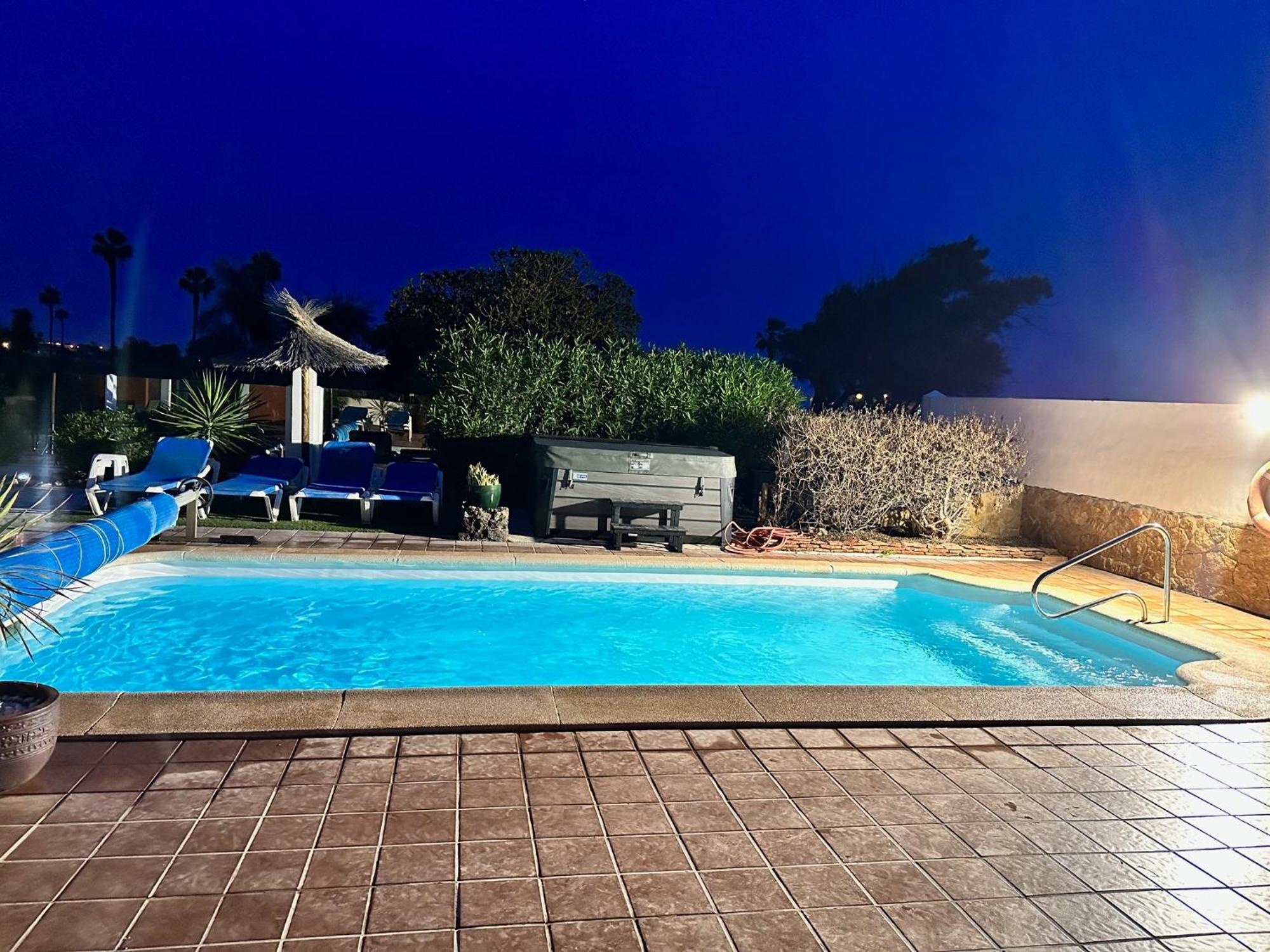 Casa Piedra, Luxury Family Front Line Golf, Hot Tub,Pool Table, 8 Pers, Caleta De Fuste Villa Exterior photo